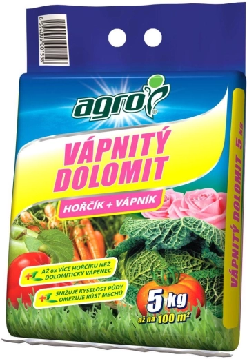 Lubjarikas dolomiit – aiaväetis 5 kg AGRO