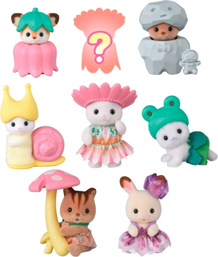 Sylvanian Families beebiloomad metshaldjate kostüümides – assortii