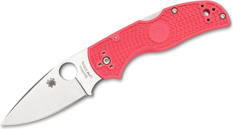 Spyderco Native 5 roosa taskunuga 7,5 cm FRN, satiinviimistlus