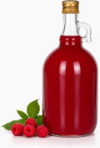 1 l Glass Gallon with Handle and Screw Cap - 1 Piece