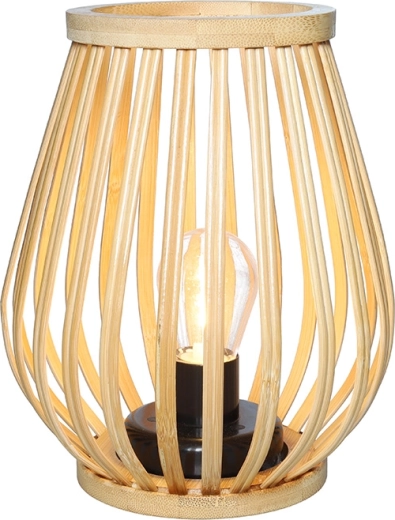 Solight bambusest LED-latern soe valge 20 cm – 1 tk