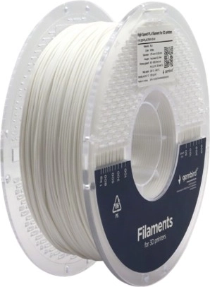 PLA filament High Speed 1,75 mm, 1 kg – valge