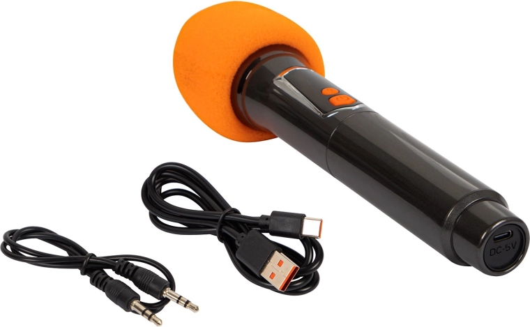 Karaokekomplekt: juhtmevaba mikrofon ja pult