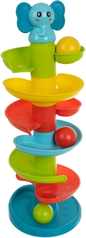 A spiral track that will keep children entertained