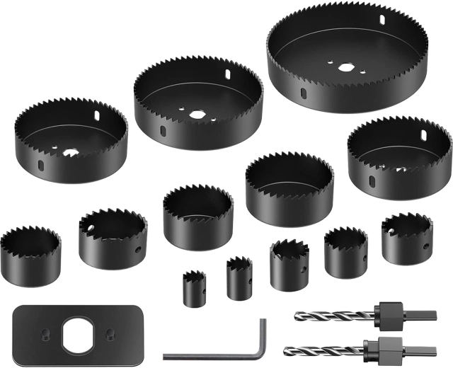 Renew Force Wood Hole Saw Set 19–127 mm, 16 Pieces