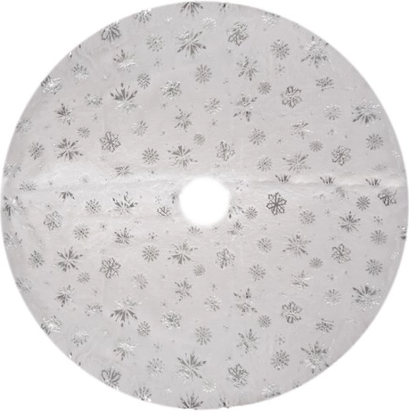 Elegant silver snowflakes and stars