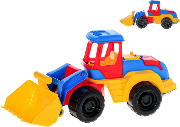 Plastist laadurtraktor 45 cm liiva ja aia jaoks