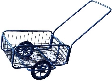 Kahe rattaga transpordikäru Popular I, kummist rehviga