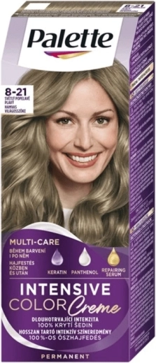 Palette Intensive Color Creme 8-21 hele tuhkblond tuhkhall juuksevärv 50 ml