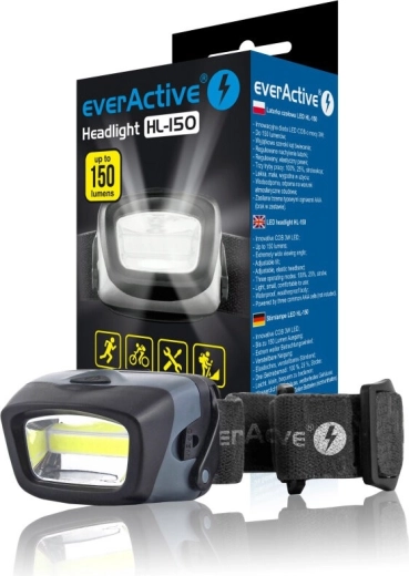 LED-pealamp 150 lm EVERACTIVE HL-150