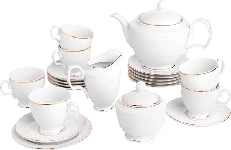 Kohviserviis Mariapaula klasyka – kuldjoon