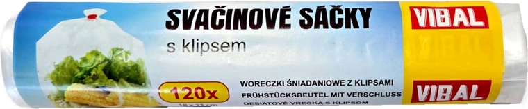 Suupistekotid klambriga 18 × 23 cm – 120 tk