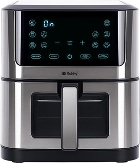 10 automatic programs and a touch LED panel
