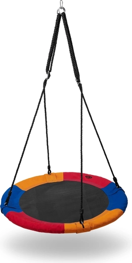 Ümar pesakiik NILS Camp 90 cm, sinine/punane/oranž