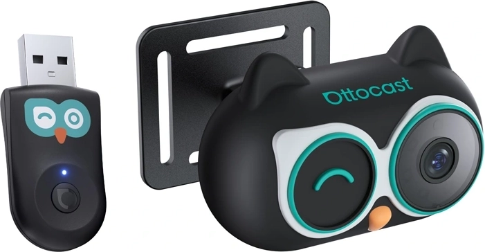 Ottocast Cabin Care juhtmevaba CarPlay adapter tagaistekaameraga