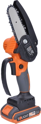Solight käsijuhtimisega akutoitega kettsaag 21 V, juhtplaadiga 100 mm