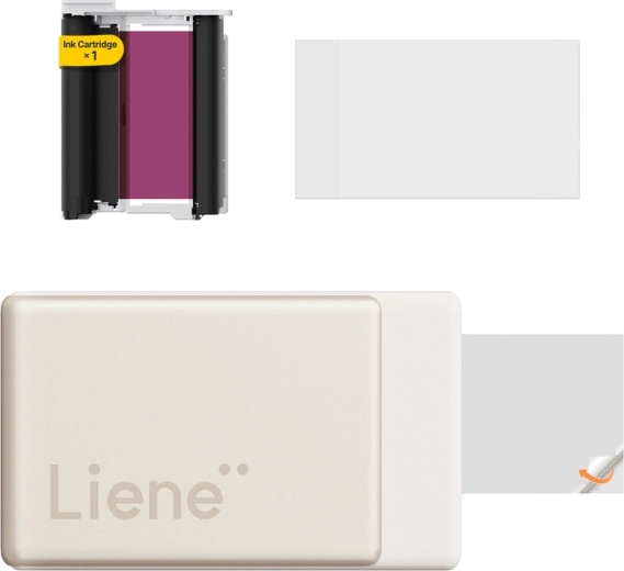 Liene Pearl N200 Pro kaasaskantav fotoprinter 2×3" kuldne