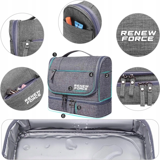 Separate bottom pocket and durable material