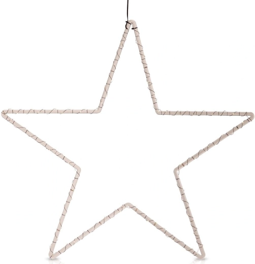 Illuminated facade star with 120 LEDs, 60 × 58 cm
