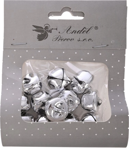Hõbedane metallist kuljus 2 cm (12 tk)