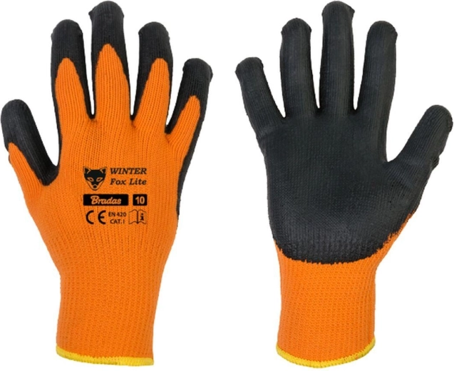 Winter protective gloves Winter Fox Lite, size 9 (L), latex