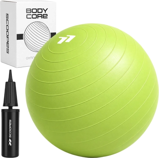 Gymnastikapall BodyCore 55 cm, roheline