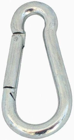 Karabiin 120 × 11 mm tsingitud (10 tk)