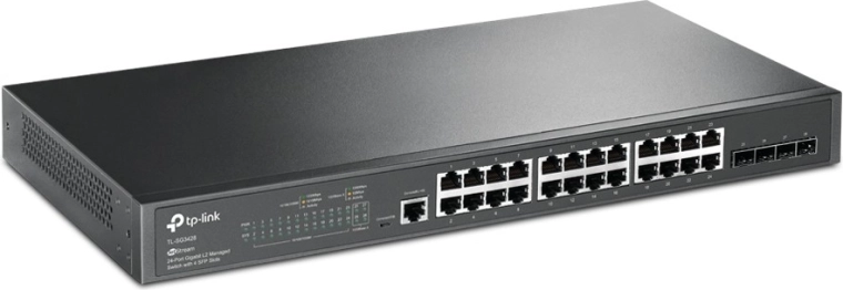 Gigabit Switch 24× RJ45 and 4× SFP SG3428