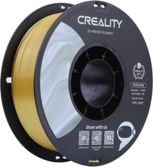 PLA filament Creality CR-Silk, kuldne, 1,75 mm