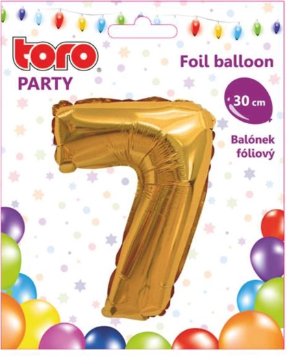 Fooliumõhupall number 7, 30 cm, kuldne TORO