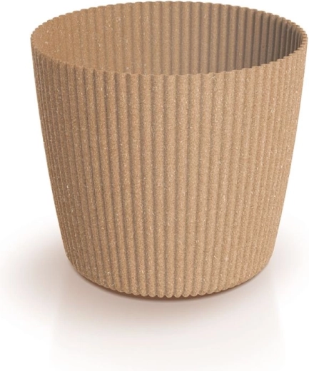 Milly Round Eco Wood Flower Pot 29.2 cm Naturo Eco