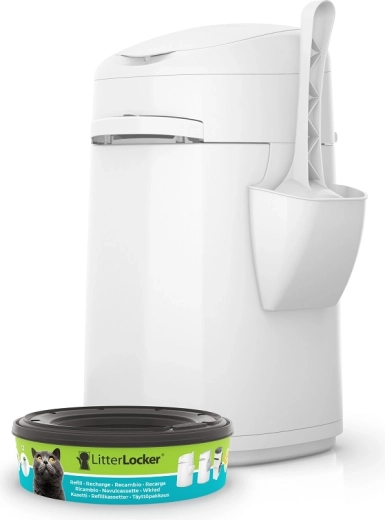 LitterLocker Design kassiküüsiliiva prügikast, lõhnavaba