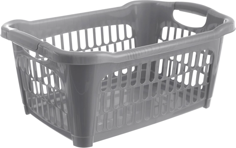 Hobby avatud pesukorv 25 l, hall