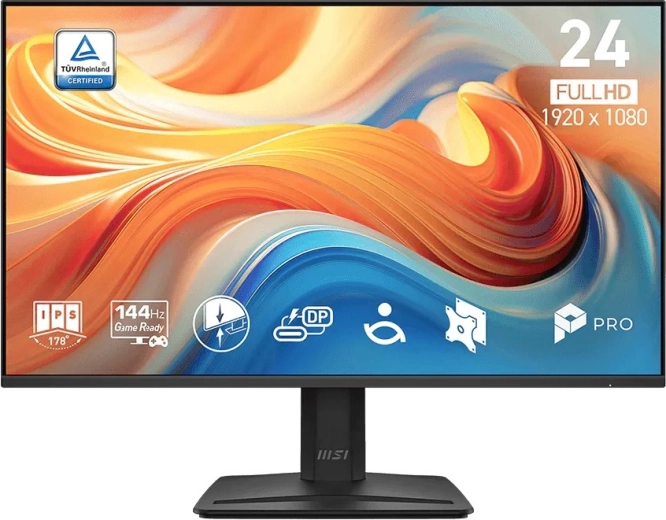 MSI PRO mängurimonitor 23,8" Full HD 144 Hz, must
