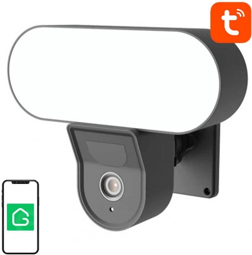 GOSUND smart outdoor Wi‑Fi camera with floodlight, Full HD 1080p, IP65, Tuya