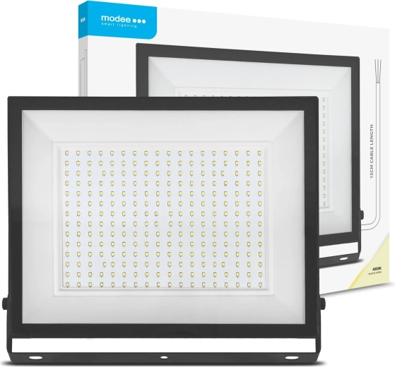 Modee LED-prožektor E‑series Slim 200 W, 120°, 16 000 lm, neutraalne valge