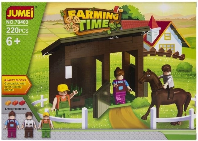 Jumei ehituskomplekt Farm Farming Time 220 detaili – 1 tk
