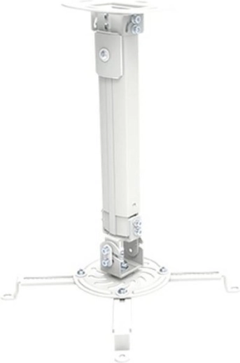 Ceiling arm for projector 38–58 cm, 13.5 kg, silver