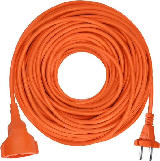 Solight pikendusjuhe ühendusega 25 m 2×1,5 mm² oranž