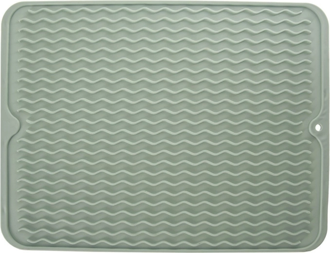 Silikoonist nõudekuivatusmatt, roheline 40 × 30,5 cm