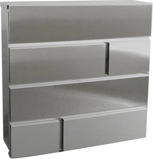 Roostevabast terasest postkast BRICKS 370 × 370 × 105 mm