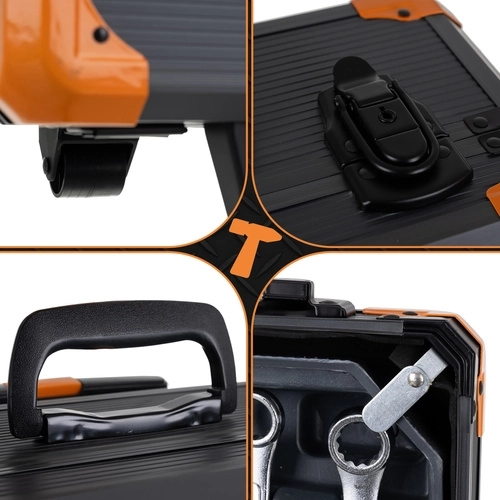 Clear organization and secure storage