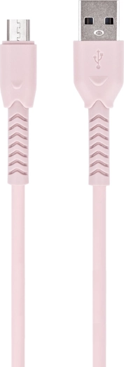 Maxlife microUSB kaabel 1 m roosa