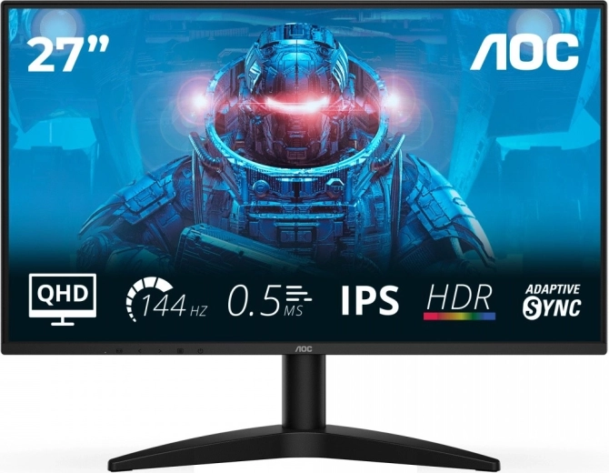 Monitor 27" IPS 144 Hz HDMI ja DisplayPortiga