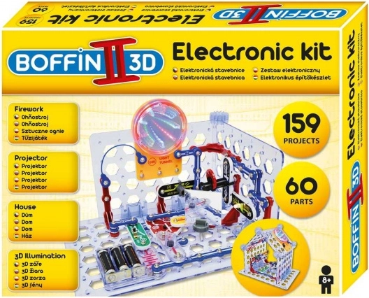 Boffin II 3D elektroonikakomplekt 3D‑efektide ja projektoriga
