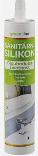 Sanitaarsilikoon valge 280 ml GREEN LINE