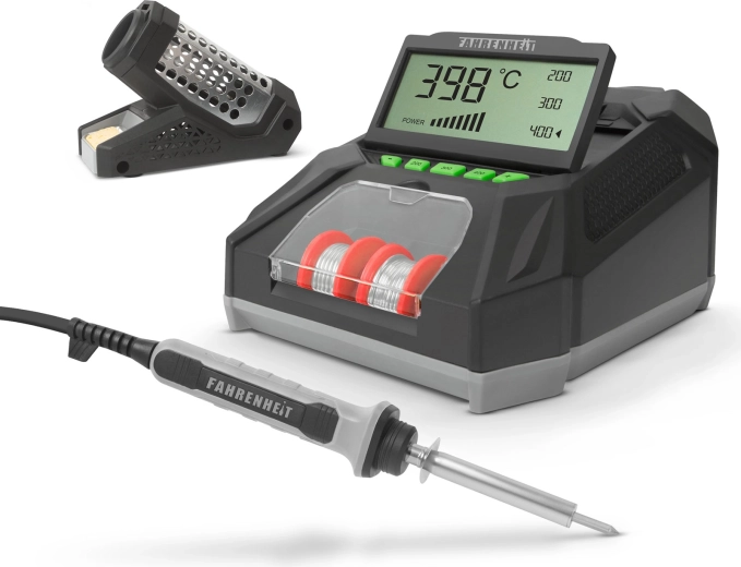 Complete set for soldering electronics