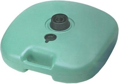 Plastikust päikesevarju alus, roheline, 38 × 38 × 9 cm
