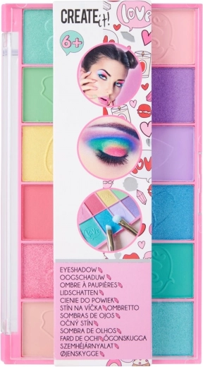 Pink eyeshadow palette 12 shades