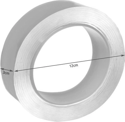 Transparent roll with practical dimensions